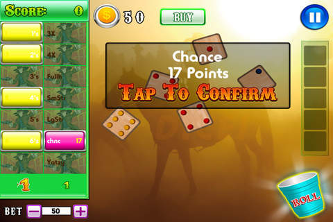 ````A Yatzy Jackpot Wild West Journey Top Dice Games of Blast in Vegas Casino Free screenshot 2