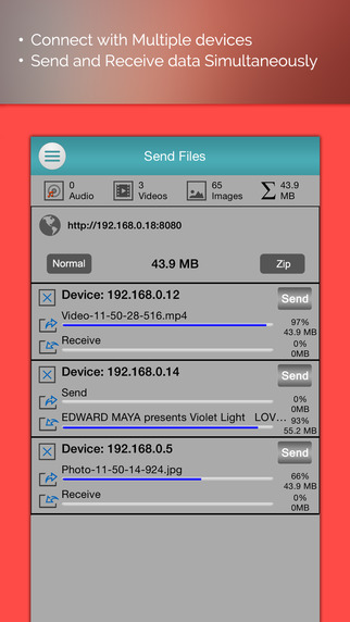 【免費工具App】Fast Wifi File Share - Free tool to Transfer album, video, music, files to devices & computers by wireless-APP點子