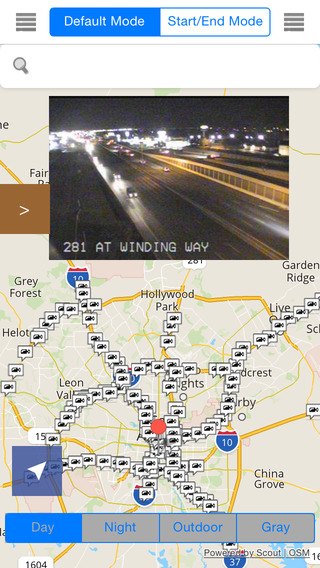 Texas Offline Map with Traffic Cameras
