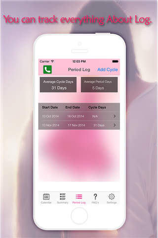 Period Pink Pad Diary - Period Tracker, Menstrual Calendar & Ovulation / Fertility Diary Medical