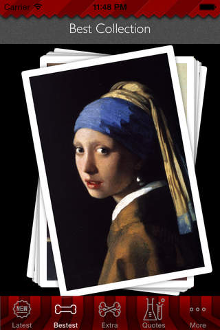 Johannes Vermeer Paintings HD Wallpaper and Inspirational Art Quotes Backgrounds Creator screenshot 3