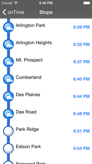 【免費交通運輸App】onTime : Metra-APP點子