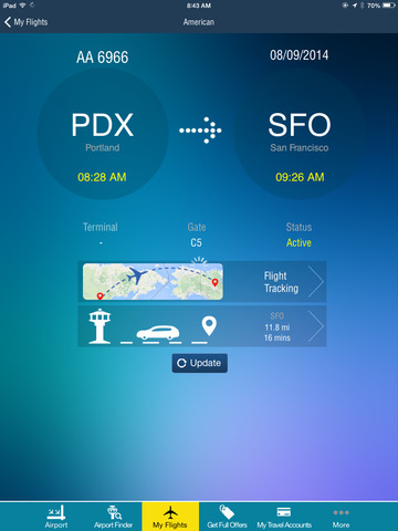 Portland Airport Pro (PDX) Flight Tracker radar Alaska Oregon screenshot 3