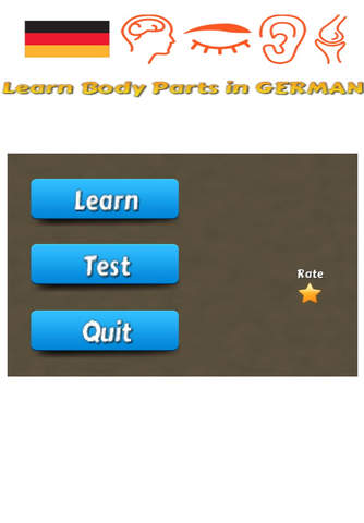 Learn Body Parts in German screenshot 2