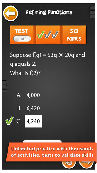 【免費教育App】iTooch 8th Grade Math | Math activities on Functions, Operations, Probabilty, Statistics and Algebra-APP點子