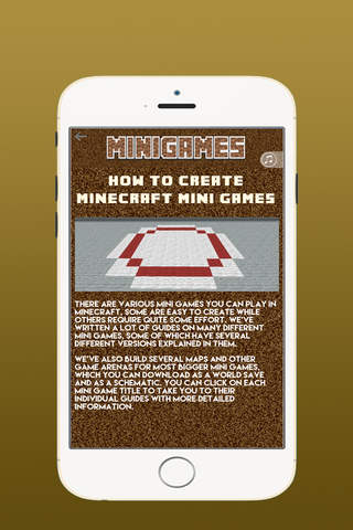 Mini Games Guide for Minecraft - Learn how to play your favorite minigames in MC! screenshot 3