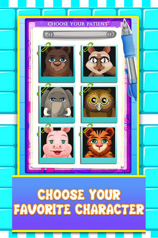Baby Pet Surgery Simulator Doctor - hospital sim & head salon surgeon kids games for girls boys 2 screenshot 4