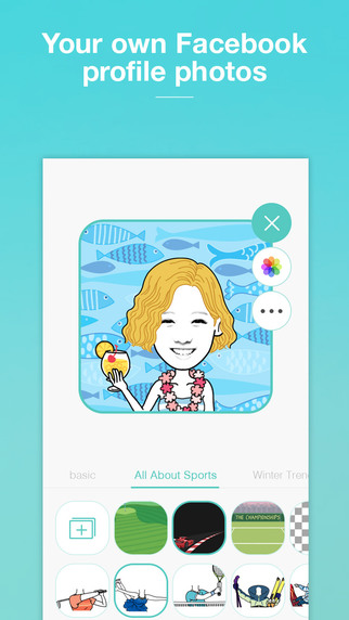 【免費娛樂App】Facecon for Messenger - Chat with your own animated stickers-APP點子