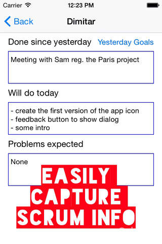 The Daily Scrum - Capture Standup Meetings and Update the Team screenshot 3