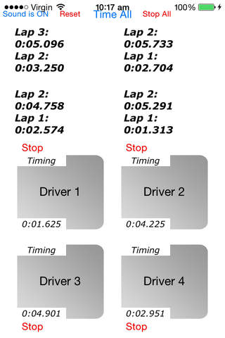 Race Timer - Time Up To 4 People At Once screenshot 2