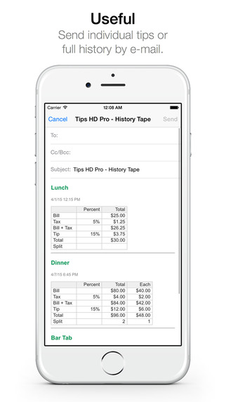 【免費財經App】Tips HD Pro - Easy Tip Calculator-APP點子