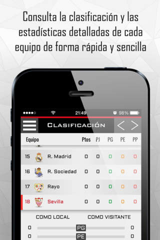 FutbolApp - Sevilla Edition screenshot 4