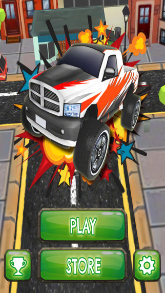 Pickup Monster Stunt Truck Rush - PRO - Extreme Obstacle Course Car Race Game