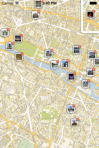 City Tour Guide Paris: offline map with sightseeing gallery video and street view plus emergency help info screenshot 3