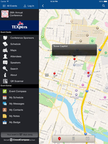 【免費商業App】Texas Association of Public Employee Retirement Systems (TEXPERS)'s Mobile Event App-APP點子