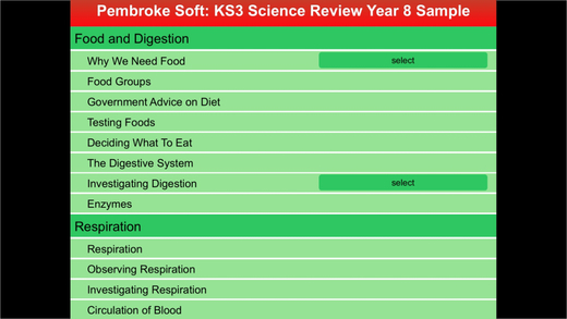 Sample Year 8 KS3 Science Review