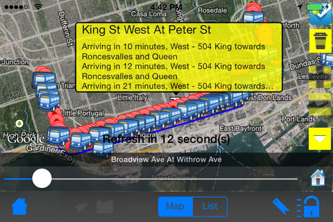 NextBus Real Time Text & Map Pro screenshot 2