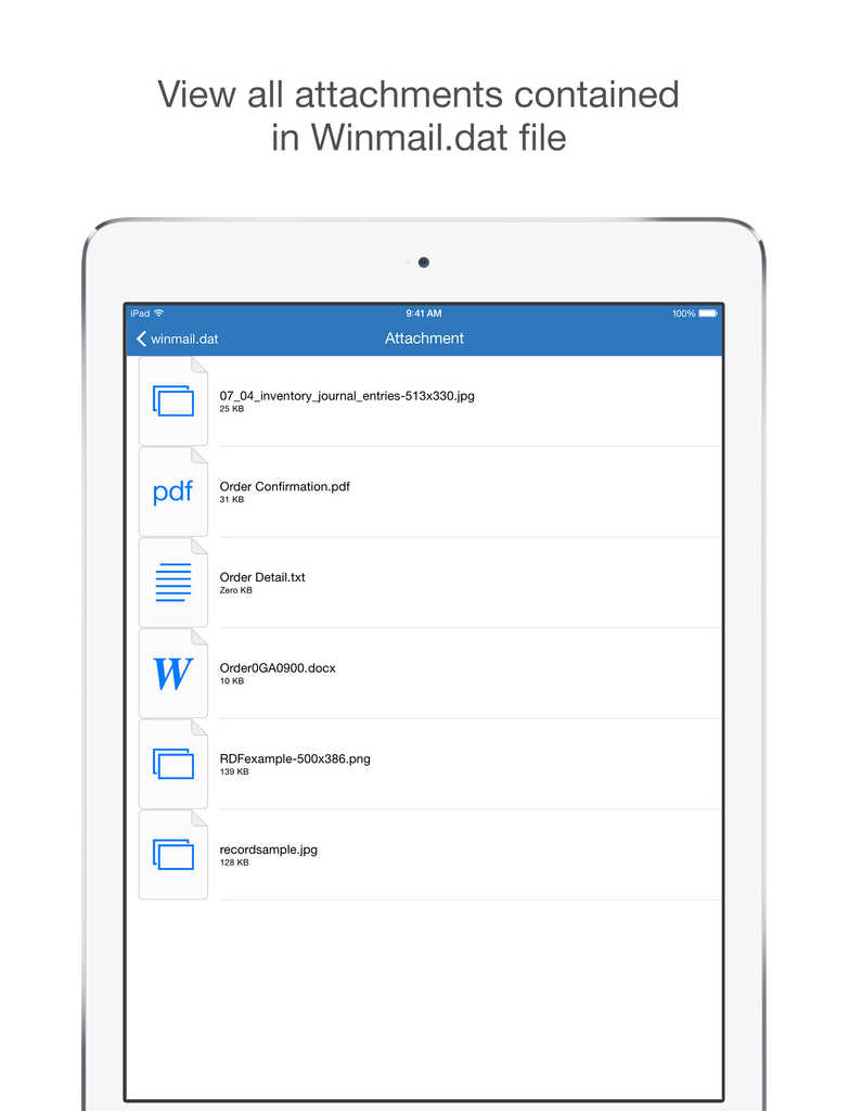 winmail opener app iphone