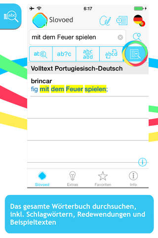 Portuguese <-> German Slovoed Classic talking dictionary screenshot 2