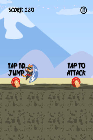 Amazing Cat Ninja - The Attack Of the Mad Birds screenshot 3