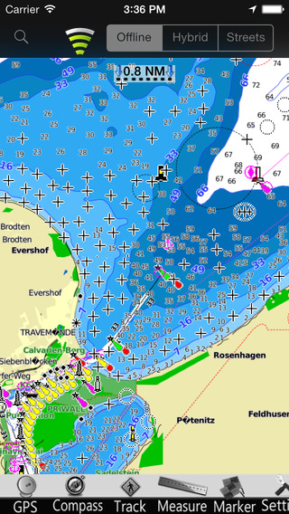 【免費交通運輸App】Germany GPS Nautical charts-APP點子