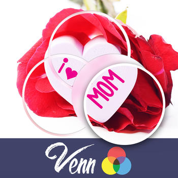 Venn Mother's Day: Overlapping Jigsaw Puzzles LOGO-APP點子