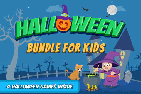 Four in One Halloween Activity Bundle for Kids screenshot 2