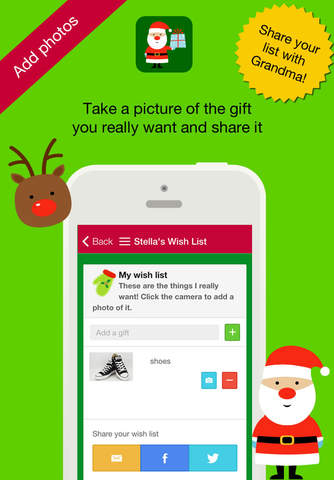 Giftler - Gift giving, wish lists, present management, and more for the busy family at Christmas screenshot 2
