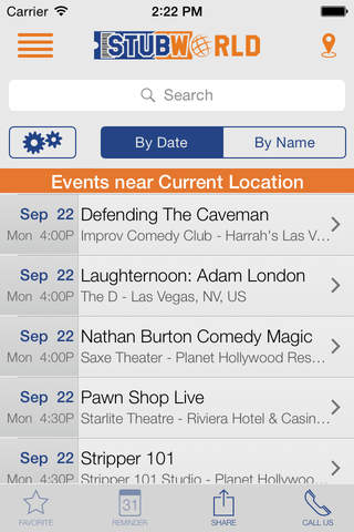 StubWorld Ticket App screenshot 3