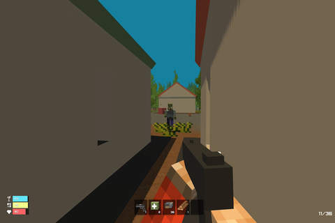 Zombie Strike - Survival Shooter Mini Block Game with Multiplayer Worldwide screenshot 3