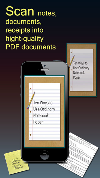 Fast Scanner Pro : Quickly scan images + books + receipts into PDF document file