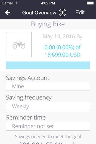 Money Box - Savings Goals App screenshot 2
