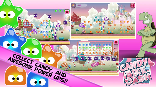 【免費遊戲App】Candy Bike Dash: Monster Blast!-APP點子