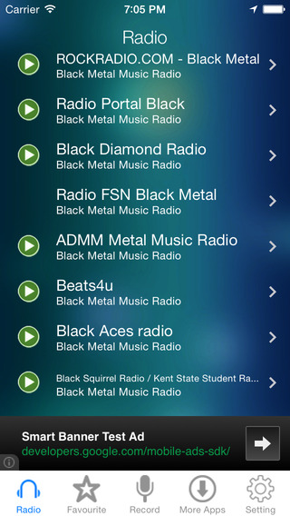 Black Metal Music Radio Recorder