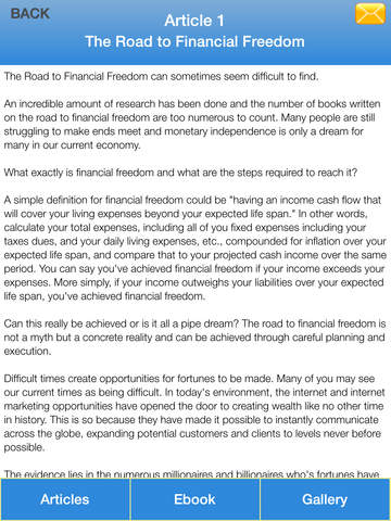 【免費財經App】Financial Freedom Guide - Have a Freedom Life With Financial Freedom Guide-APP點子