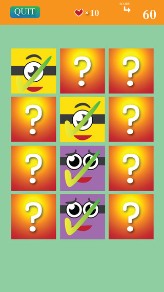 Matching Game for Minion Rush - Battle Cards version