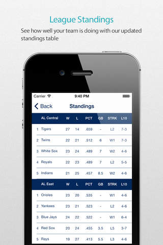 NYY Baseball Schedule Pro — News, live commentary, standings and more for your team! screenshot 4