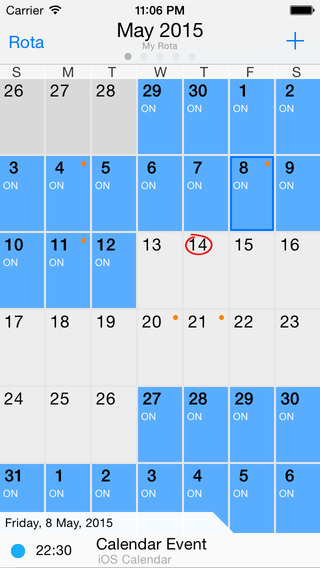 Rota Calendar