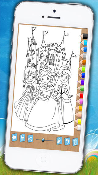 免費下載娛樂APP|Paint and color princesses - Educational game for girls princesses fingerprinting - PREMIUM app開箱文|APP開箱王