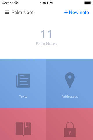 Palm Note screenshot 2
