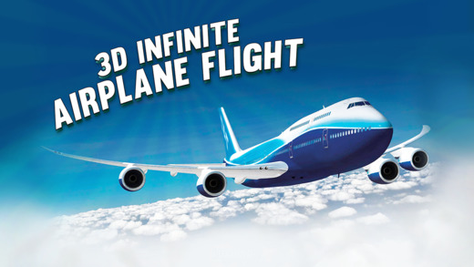 3D Infinite Airplane Flight: Free Unlimited Pilot Racing Game Version 2