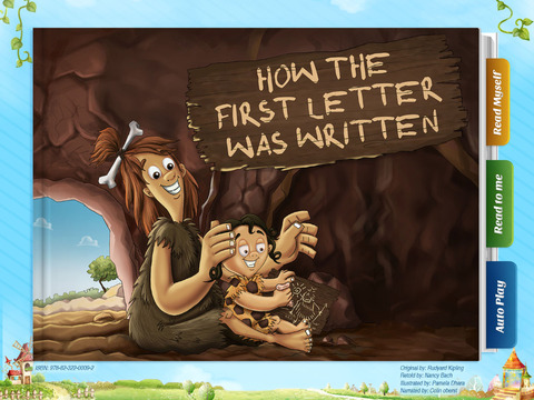 How the First Letter was Written - Have fun with Pickatale while learning how to read