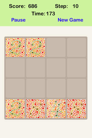 Color Blind² 4X4 - Sliding Number Blocks &  Playing With Piano Music screenshot 2