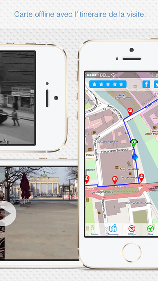 【免費旅遊App】Berlin City Tour en vélo: GPS Multimedia Guide, visites guidées berlin en français avec Audioguide et carte Offline - HD-APP點子