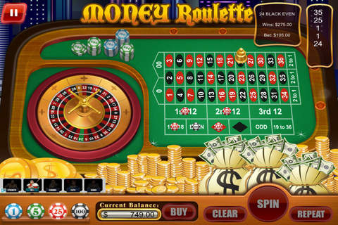 $$$ World of Bills & Coins Roulette Bonanza Blast - Jackpot Big Money Prize Dozer Casino Craze Free screenshot 4