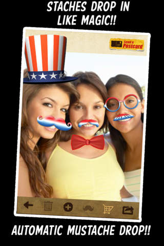 American Mustache Booth - Patriotic Photo App - Luxury Edition screenshot 2