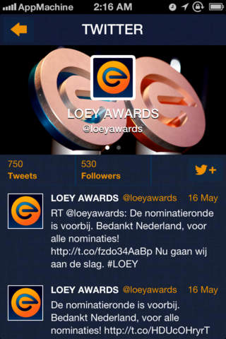 LOEY Awards screenshot 2