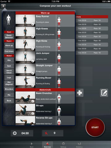 Calistix HD Personal Trainer Men Women – Daily new holistic fitness workout BMI calculator calorie c