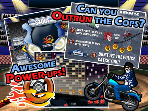 Motorcycle Race of Police Pursuit Escape HD PRO - A Multiplayer Bike Racing Game screenshot 2