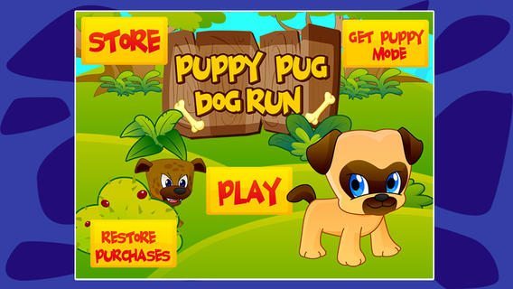 Where's my lost pet pug Benji Muzy on a Fun Puppy dog Running Race game for kids